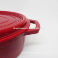 Oval Shaped Enamel Coating Cast Iron Kitchen Casserole